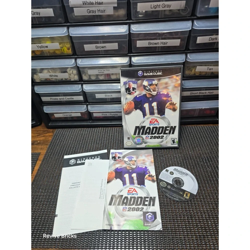 Madden NFL 2003 (Nintendo GameCube, 2002) CIB Complete Tested Working Great Cond